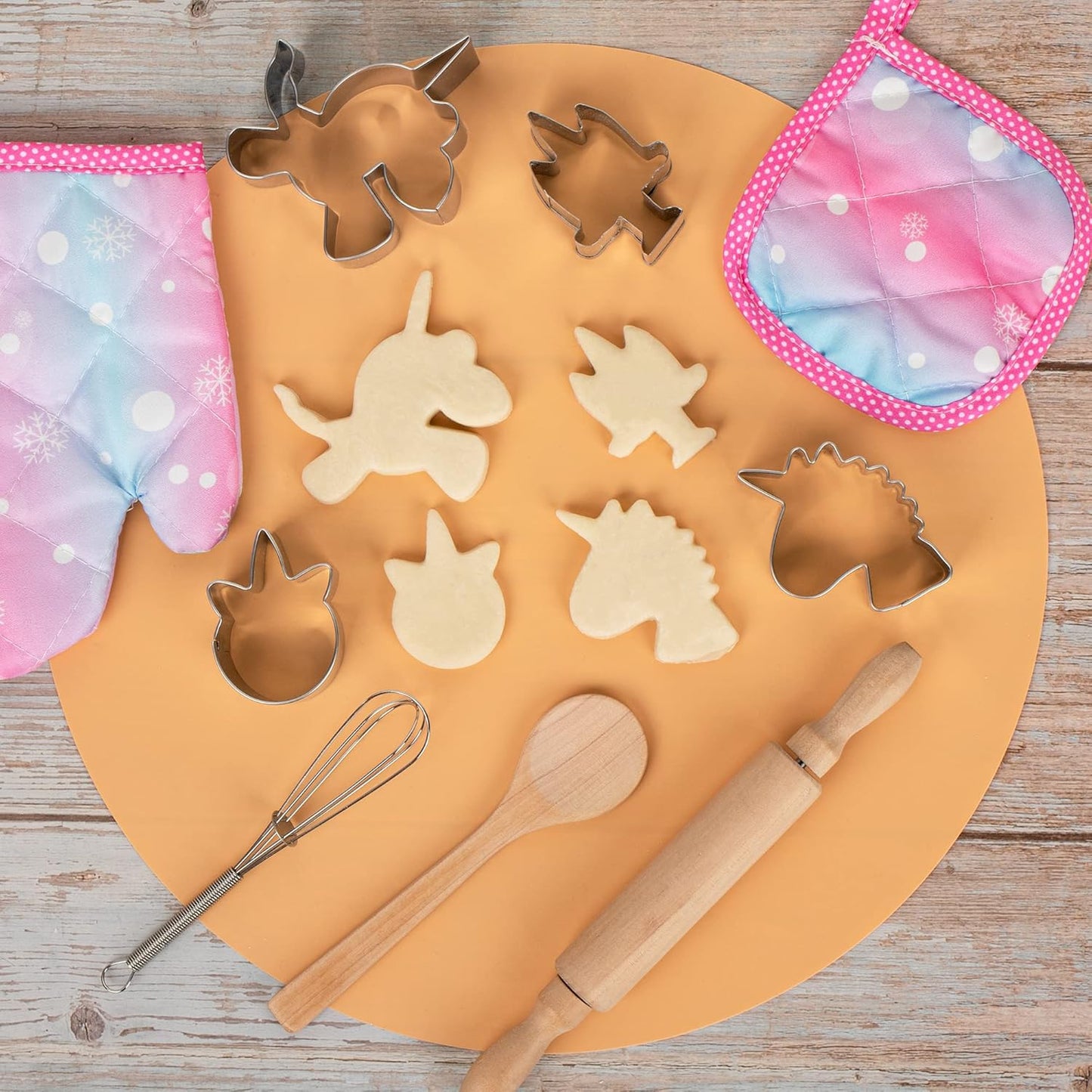Vanmor Unicorn Kids Cooking and Baking Sets