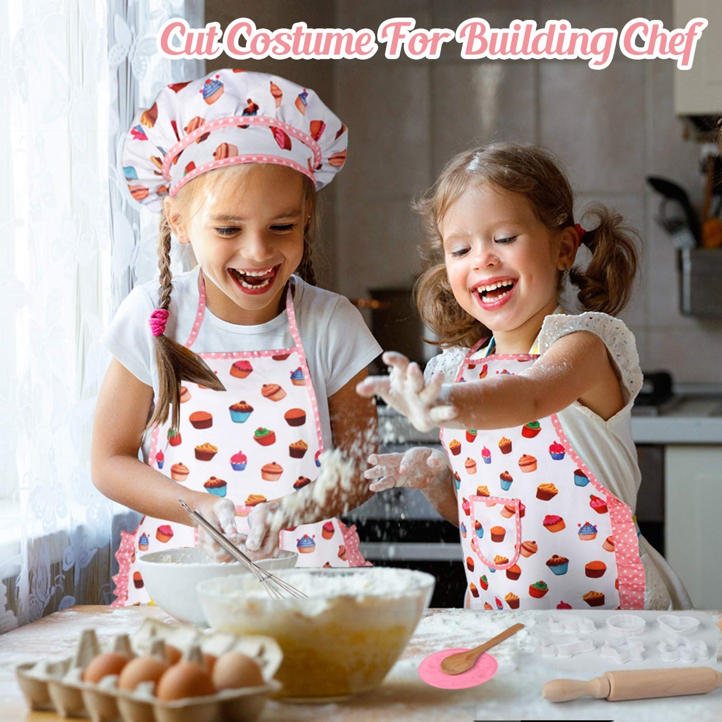Vanmor 24 Cute Kids Cooking and Baking Sets