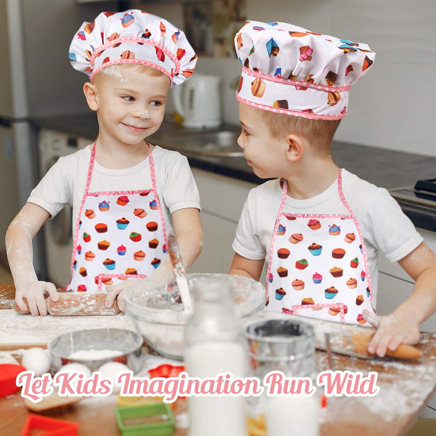 Vanmor 24 Cute Kids Cooking and Baking Sets