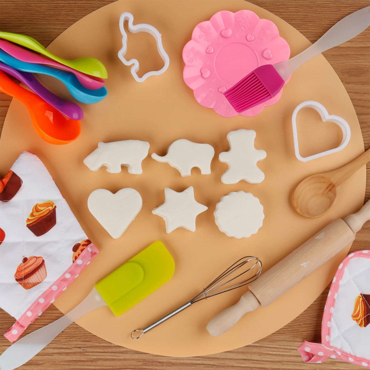 Vanmor 24 Cute Kids Cooking and Baking Sets